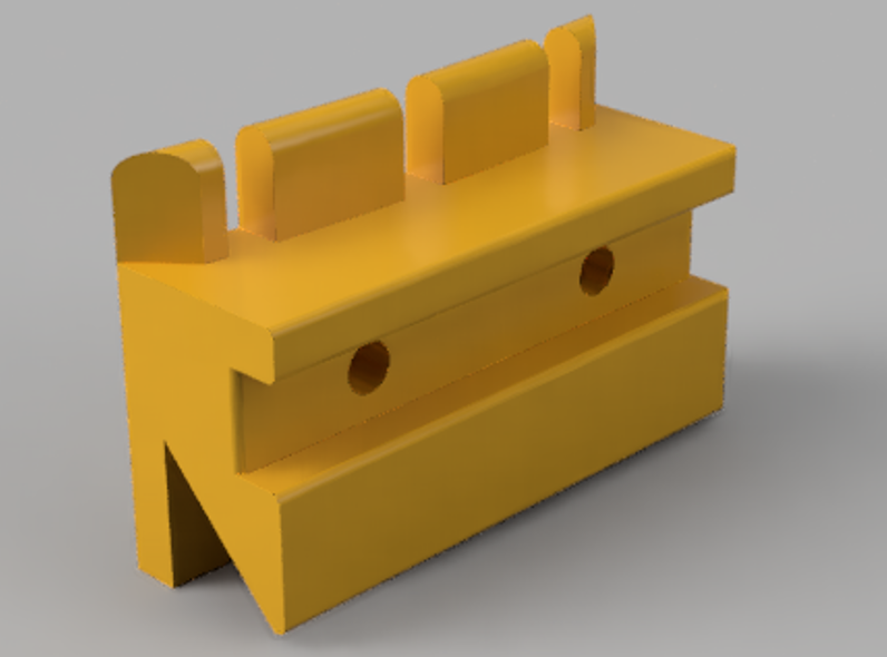 Five Gallon Bucket - French Cleat Bracket