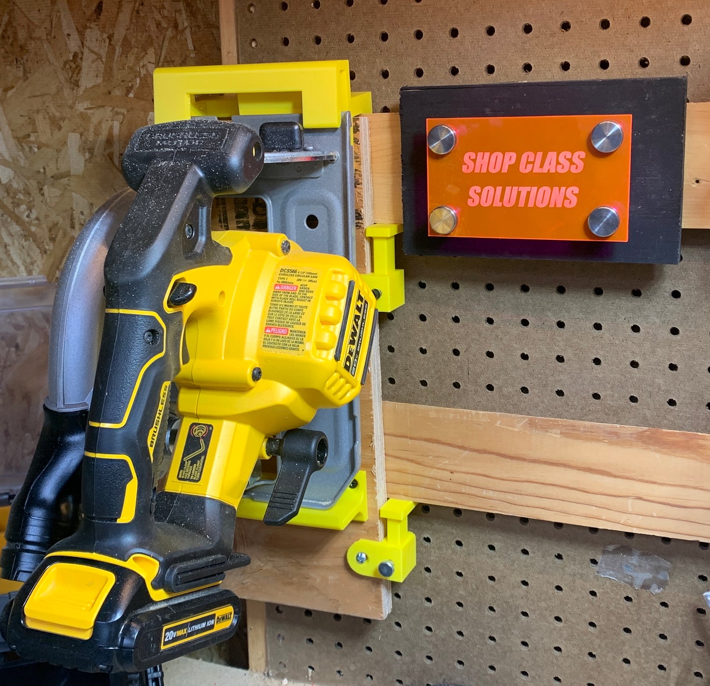 Circular Saw French Cleat Holder