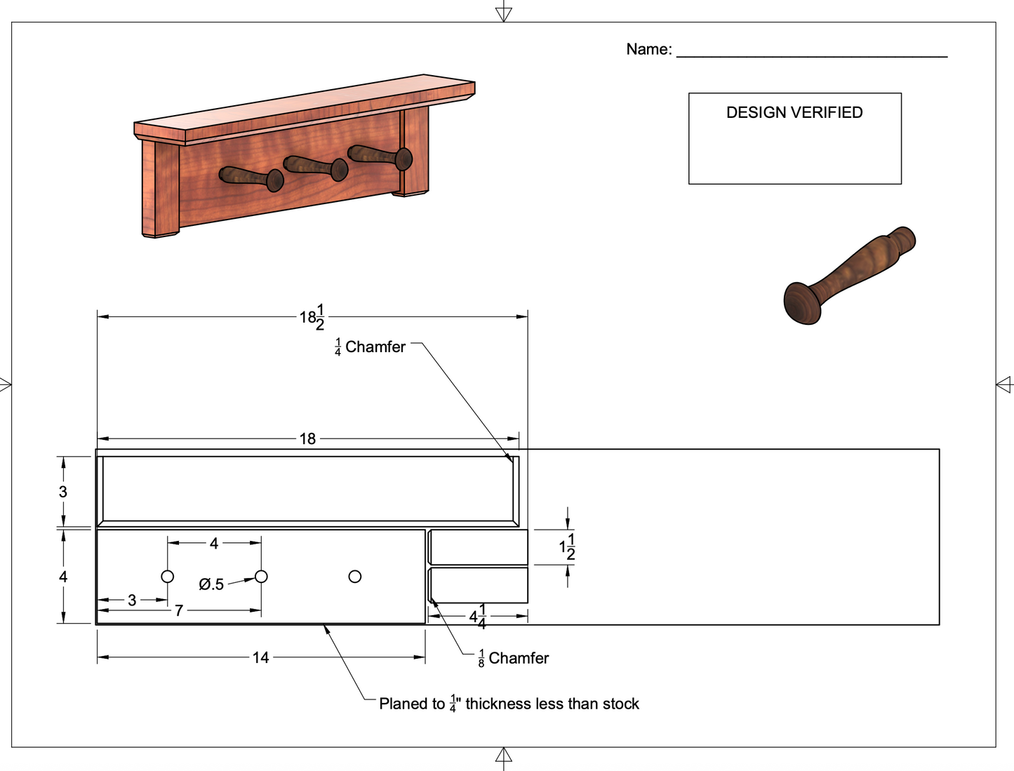 Craftsman Rack Project (Digital Files Available)