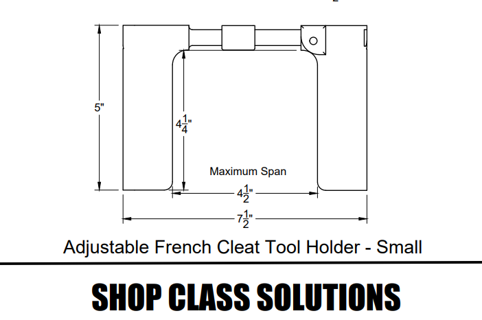 Adjustable French Cleat - DIY (plywood base)