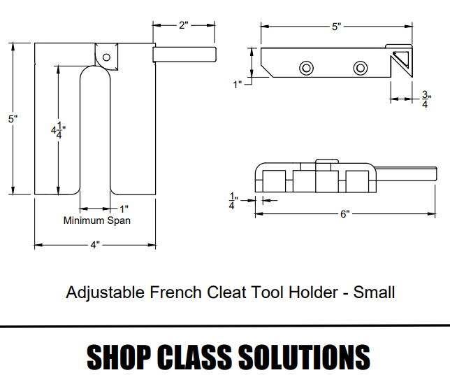 Adjustable French Cleat - DIY (plywood base)