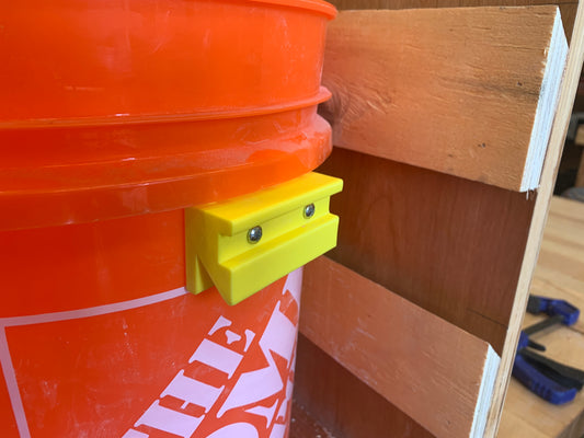 Five Gallon Bucket - French Cleat Bracket