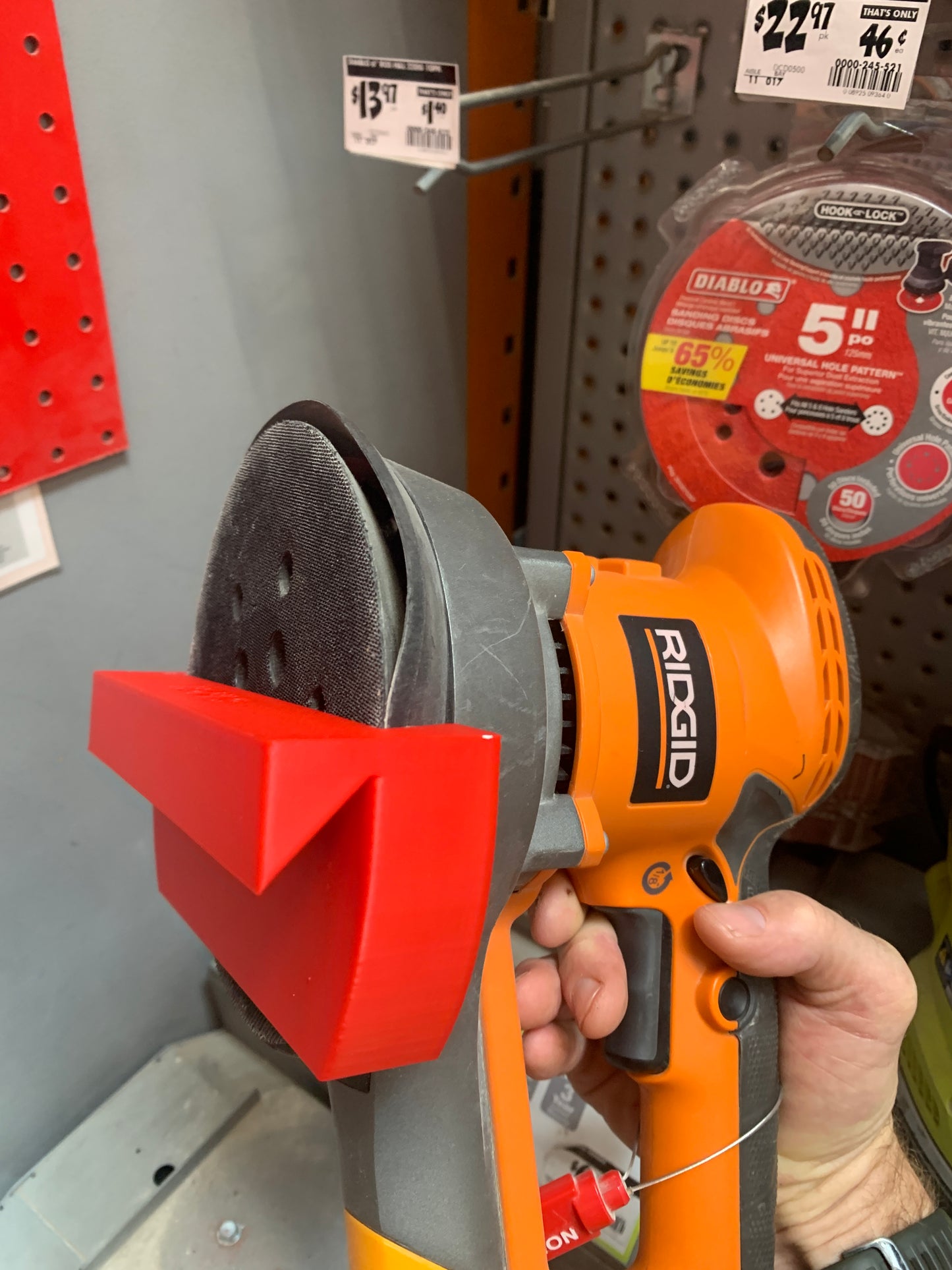 Random Orbit Sander - French Cleat Holder (DIGITAL FILES)