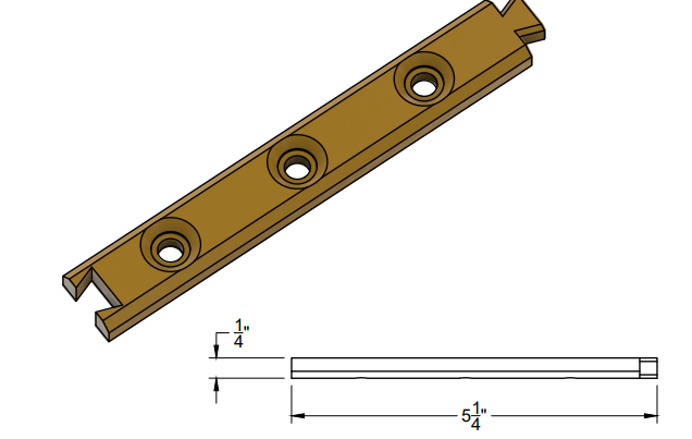 Miter Slot Runners/Bars (x2)
