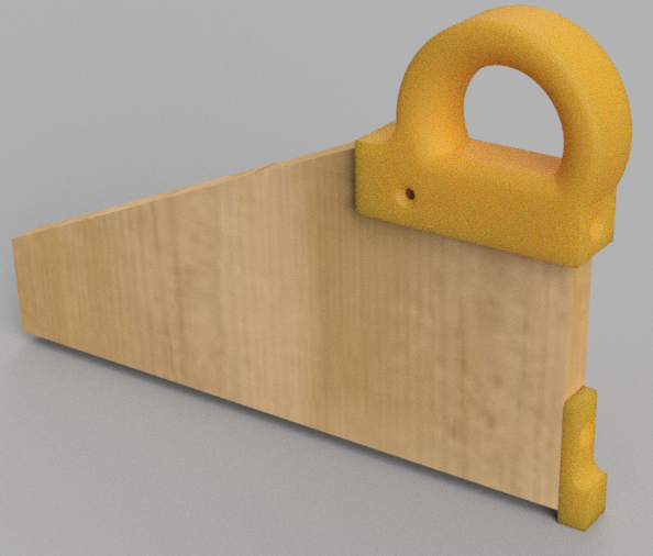 Table Saw Push Block Handle