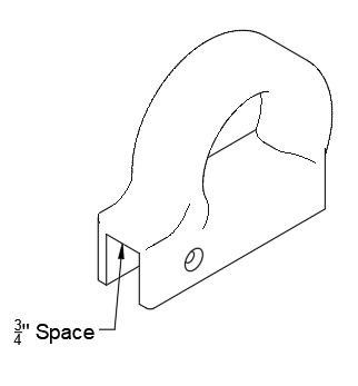 Table Saw Push Block Handle