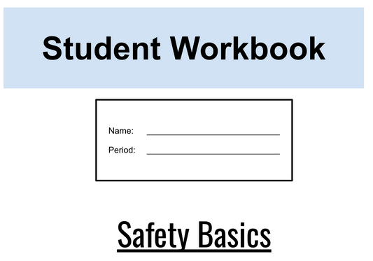 Student Workbook - Safety Basics (Digital Files)