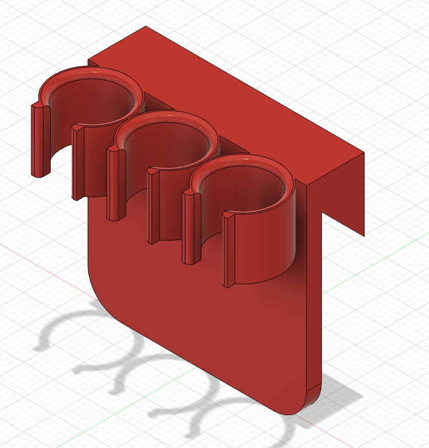 Tool Handle Holder (1" Diameter) - Digital FIles