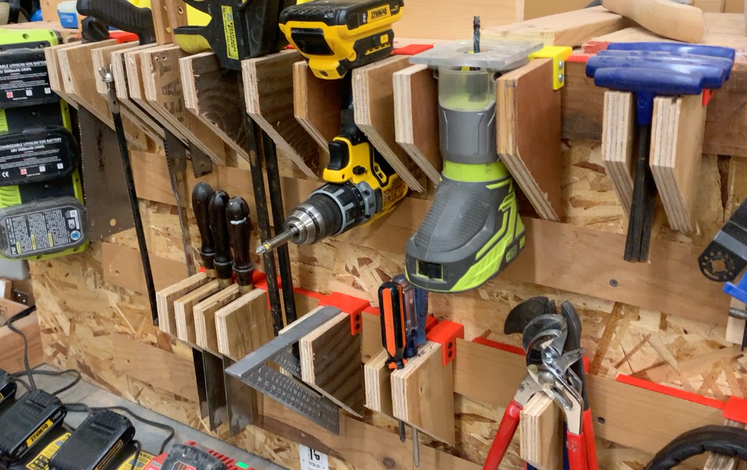 Adjustable French Cleat Tool Bracket  (Digital Files)